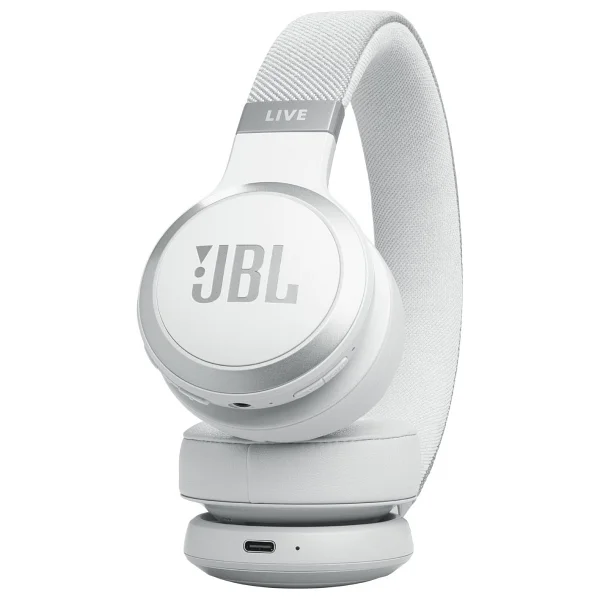 Jbl Live 670nc Beyaz Kulak Üstü Bluetooth Kulaklık - Görsel 5