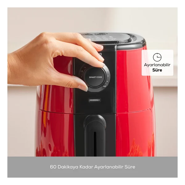 Karaca Smart Cook 2.2 Lt Ruby Yağsız Fritöz - Görsel 4