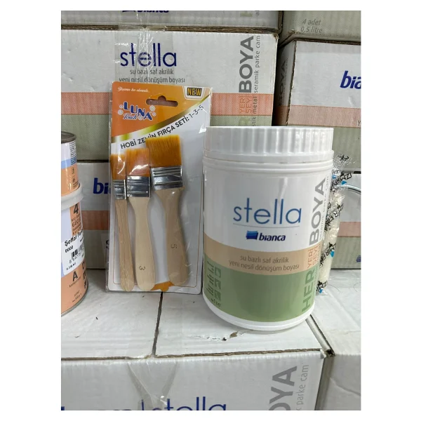 Bianca Stella 1 Lt 1072 Tay Tüyü Su Bazlı Saf Akrilik Boya - Görsel 5