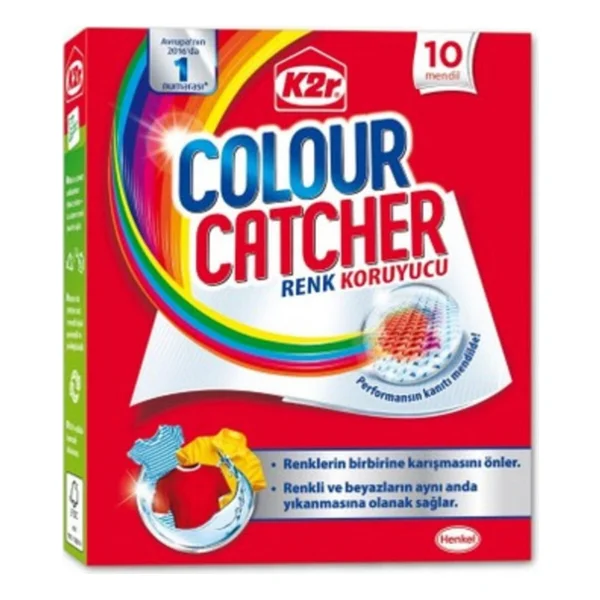 K2r Colour Catcher Renk Koruyucu Mendil 10'lu - 10 Yıkama - Görsel 2