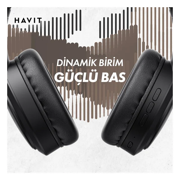 Havit H633bt Kulak Üstü Bluetooth Kulaklık - Görsel 9