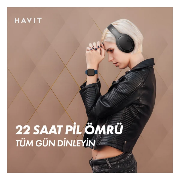 Havit H633bt Kulak Üstü Bluetooth Kulaklık - Görsel 10