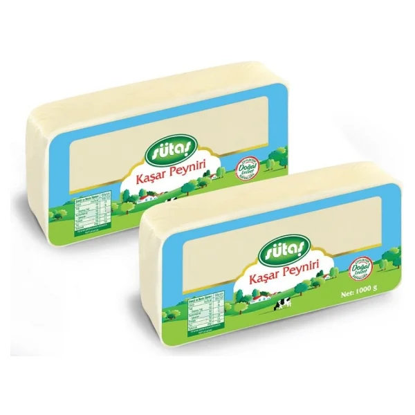 Sütas Kaşar Peyniri 1000 G X 2 Adet - Görsel 5