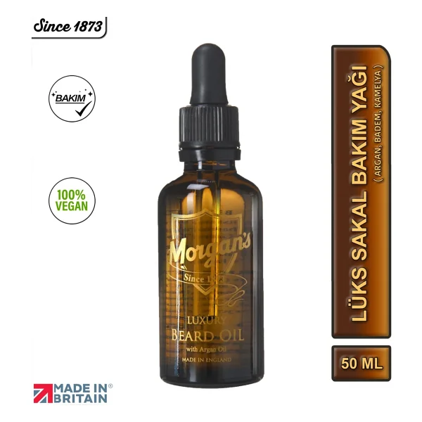 Morgan's Pomade Luxury Sakal Yağı 50 Ml - Görsel 4