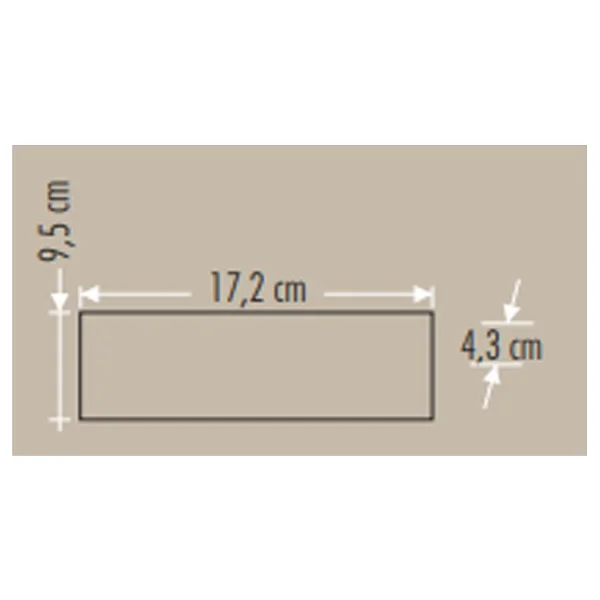 Cata Ct-8011 Haiti 10 W Amber Işık Çift Yönlü LED Bahçe Apliği - Görsel 3