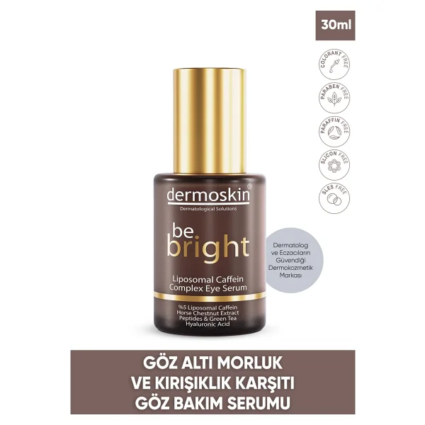 Dermoskin Be Bright Göz Serumu Yaşlanma Ve Kırışıklık Karşıtı Etki 30 Ml Liposomal Teknoloji - Görsel 7