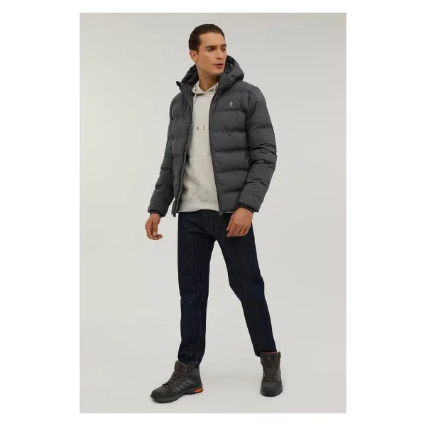Lumberjack Nolan Coat Kapüşonlu Erkek Şişme Mont - Görsel 8