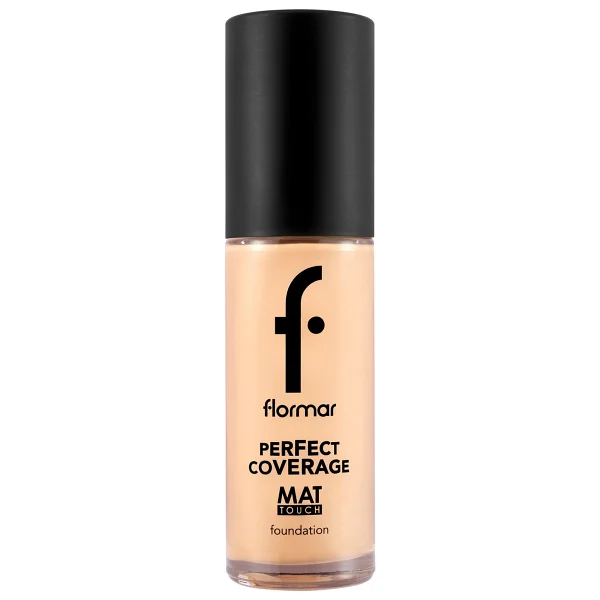 Flormar Perfect Coverage Mat Touch 30 Ml Likit Fondöten - Görsel 4