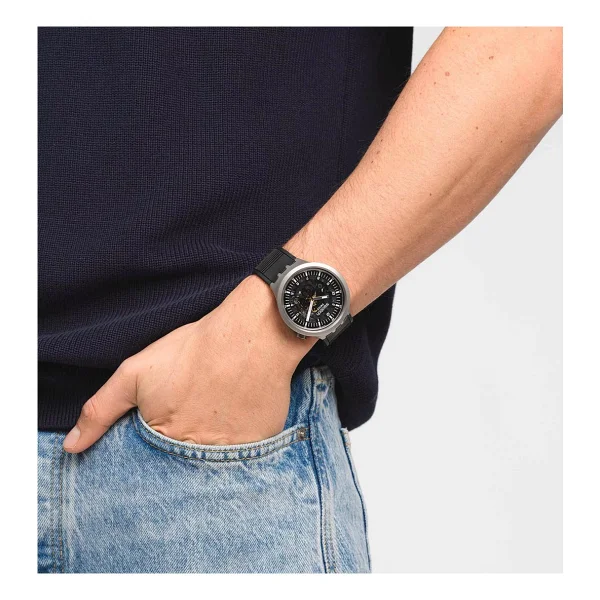 Swatch Big Bold Irony Dark Irony Sb07s105 Erkek Kol Saati - Görsel 9