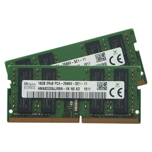 Skhynix 16 GB 2666 MHz SODIMM HMA82GS6JJR8N-VK DDR4 Ram