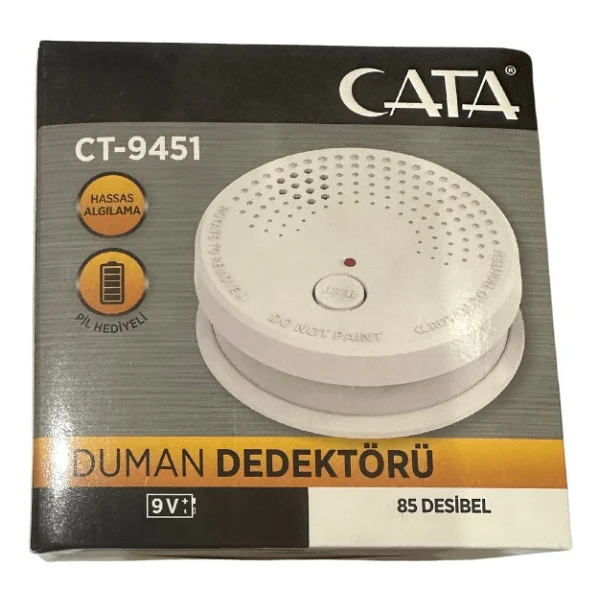 Cata Ct-9451 8 Adet Pilli Duman Dedektörü - Görsel 2