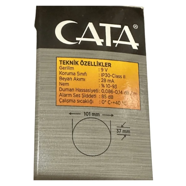Cata Ct-9451 8 Adet Pilli Duman Dedektörü - Görsel 5