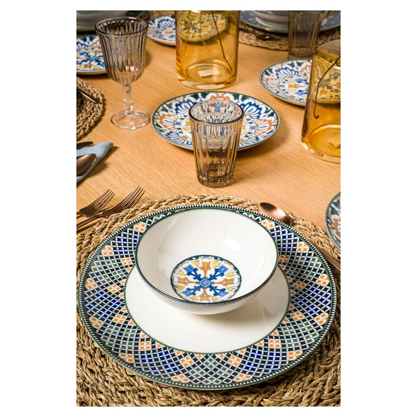 Chichi Home Majesty Neo 24 Parça 6 Kişilik Porselen Yemek Seti - Görsel 4