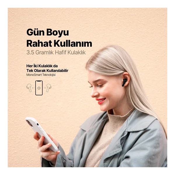 Ttec Airbeat On 2km146 TWS Kulak İçi Bluetooth Kulaklık - Görsel 7