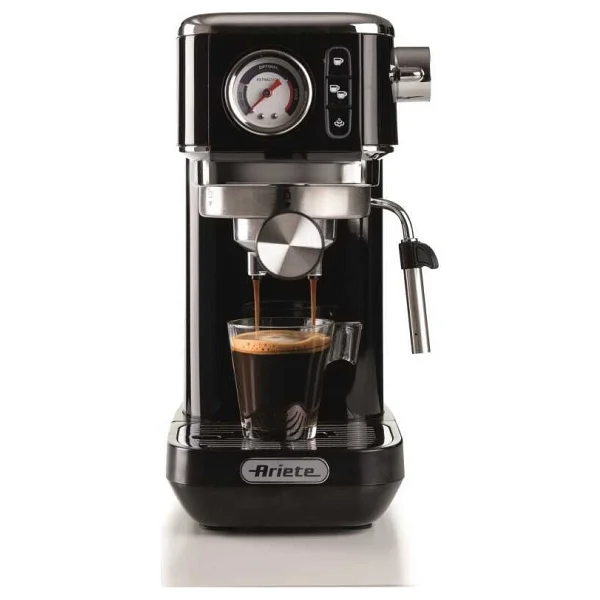 Ariete Moderna Slim 1381/12 Siyah Manuel Espresso Makinesi - Görsel 5