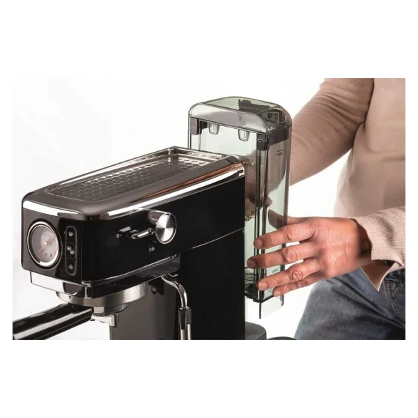 Ariete Moderna Slim 1381/12 Siyah Manuel Espresso Makinesi - Görsel 2