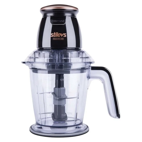 Stilevs Ro-1250 Robotik Mega Siyah 500 W 4 Bıçaklı Doğrayıcı - Görsel 4