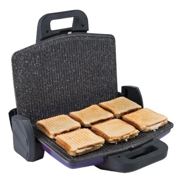 Arnica Ayvalık Granit Izgaralı Gh26123 Mor 1750 W Tost Makinesi - Görsel 2