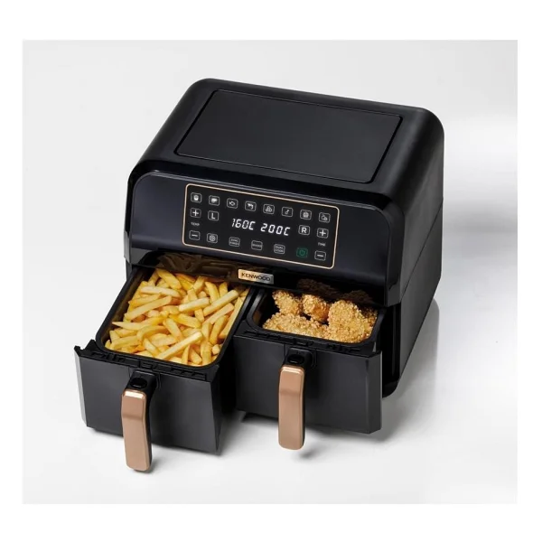 Kenwood Dual Air Fryer Bk Copper Hfp70.000bk 8 Lt Yağsız Fritöz - Görsel 5