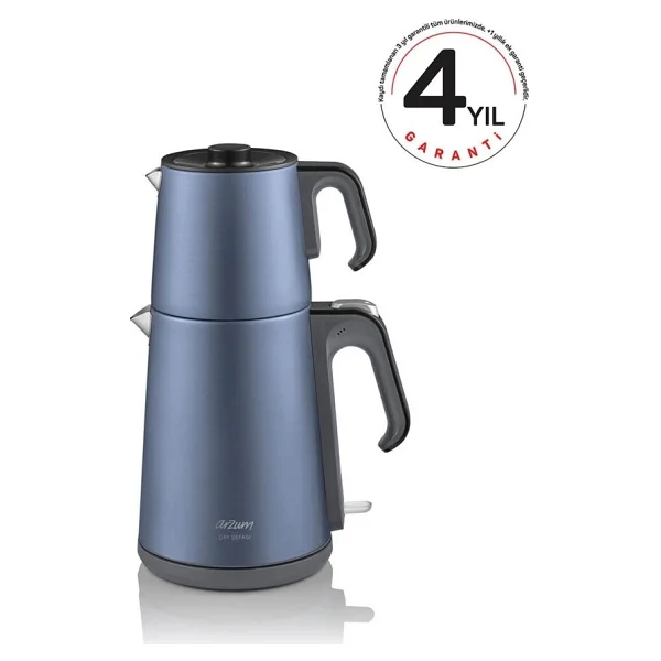Arzum Ar3080-O Çay Sefası Okyanus 1650 W Çelik Çay Makinesi - Görsel 6