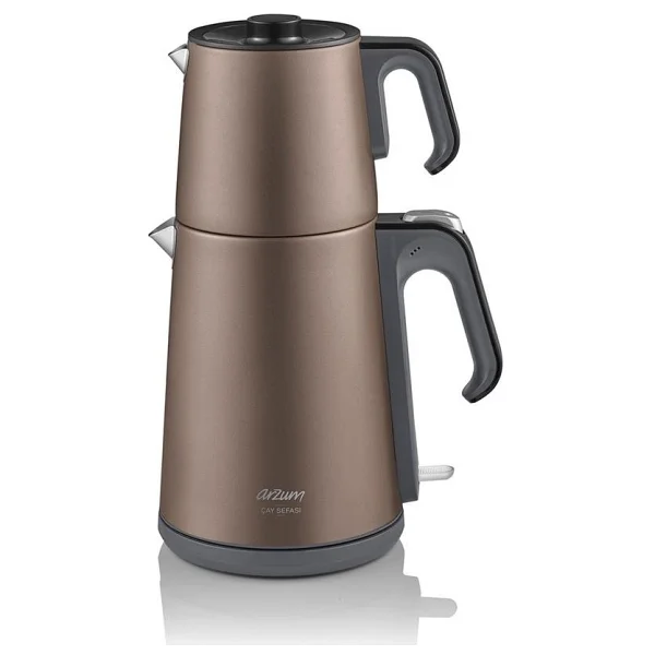 Arzum Ar3080 Çay Sefası Nar 1650 W Çelik Çay Makinesi - Görsel 7