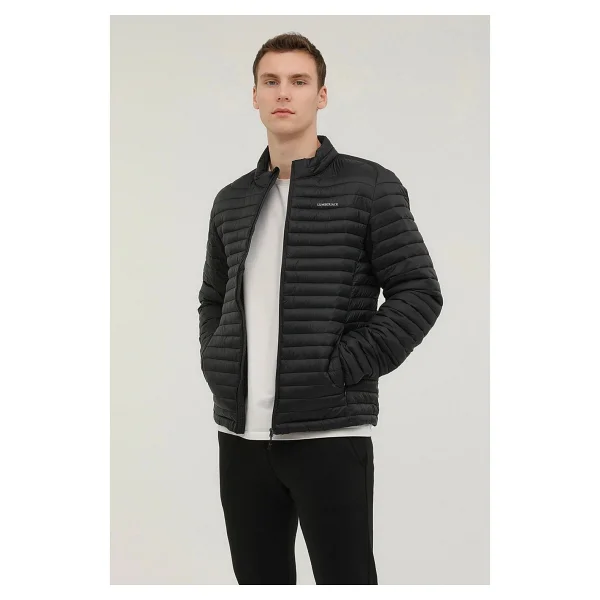Lumberjack Perry Coat Siyah Erkek Şişme Mont - Görsel 7