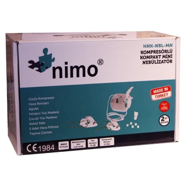 Nimo Kompresörlü Mini Nebulizatör - Görsel 2