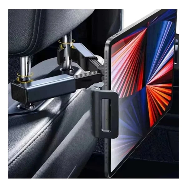 Asfal 14 İnç Uyumlu Araç İçi Telefon Ve Tablet Tutucu 360° Dönebilen Masaüstü Telefon Ve Tablet Standı - Görsel 6