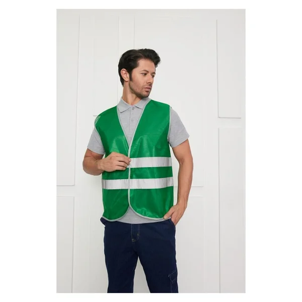 Orange Safety İkaz Yeleği - Sarı - XL - Görsel 8