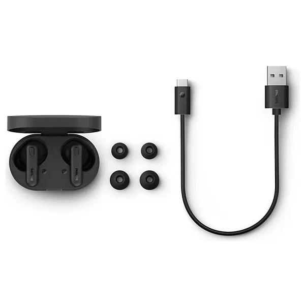 Philips Tat1108bk TWS Siyah Kulak İçi Bluetooth Kulaklık - Görsel 5