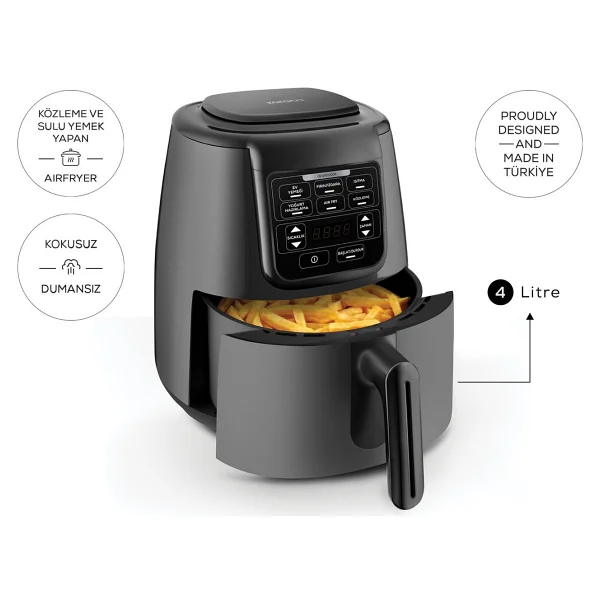 Karaca Air Pro Cook 3in1 XL 4 Lt Yağsız Fritöz - Görsel 10