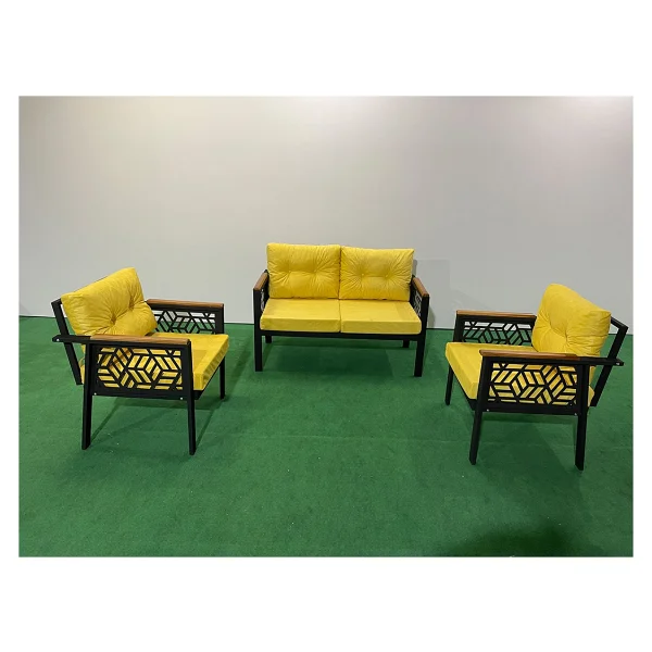 Adım Shops Adımshops Melisa Balkon-Bahçe-Kafe Çay Seti Koltuk Oturma Takımı-Oturma Grubu,Ofis Koltuğu Yenilazer - Krem - Görsel 4