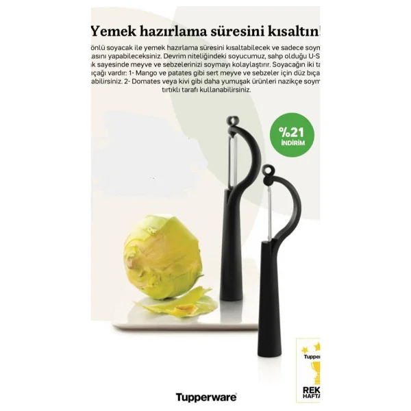 Tupperware Sebze Meyve Soyacağı - Görsel 2
