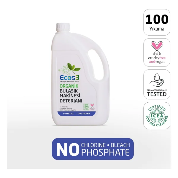 Ecos3 Organik 2500 Ml Bulaşık Makinesi Jeli - Görsel 5