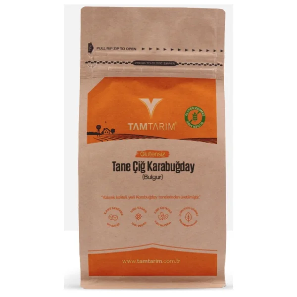 Tam Tarım Tane Çiğ Karabuğday 1 Kg - Görsel 2