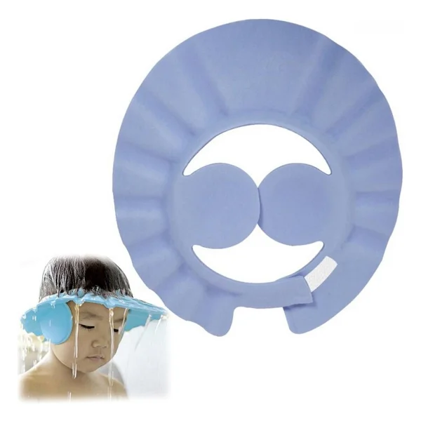 Sevi Bebe Bebek Banyo Şapkası Art-111 Mavi - Görsel 3