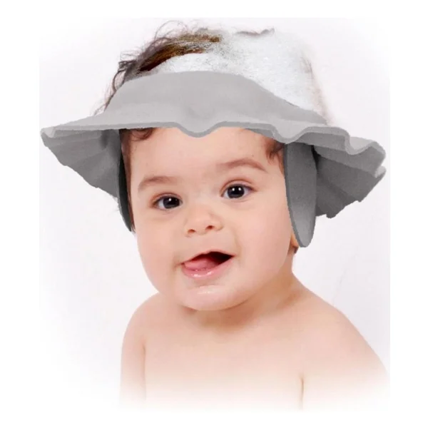 Sevi Bebe Bebek Banyo Şapkası Art-111 Gri - Görsel 4