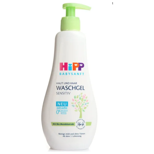 Hipp Babysanft Bebek Saç Ve Vücut Banyo Jeli Organik Badem Özlü 400 Ml Yenidoğan İçin Hassas - Görsel 4