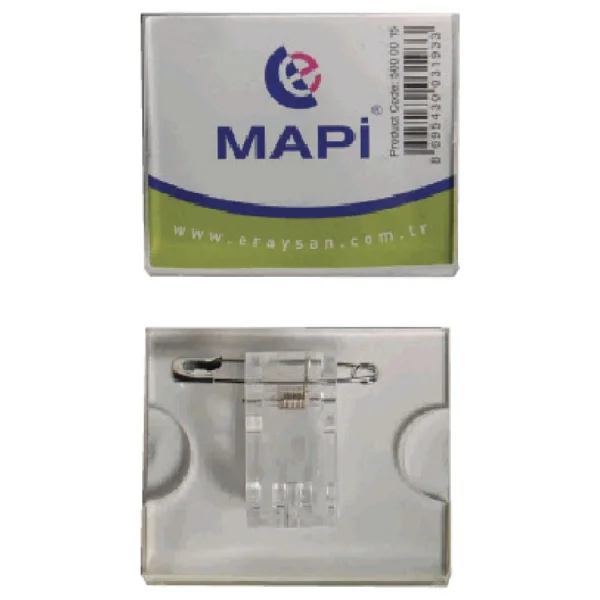 Mapi Şeffaf İsimlik (Dikdörtgen) K01 45x38 25li Paket - Görsel 2