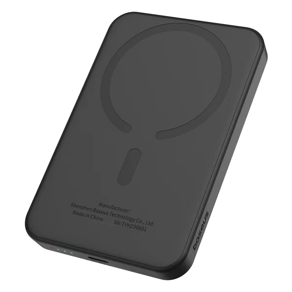 Baseus Magsafe Mini Siyah 5000 mAh Kablosuz Powerbank - Görsel 3