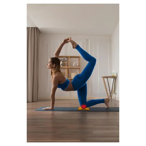 Black Deer Yoga Pedi Yoga Diz Yastığı Antrenman Matı Yoga Yastığı Dizlik Pilates Pedi 2 Adet Kırmızı - Görsel 6