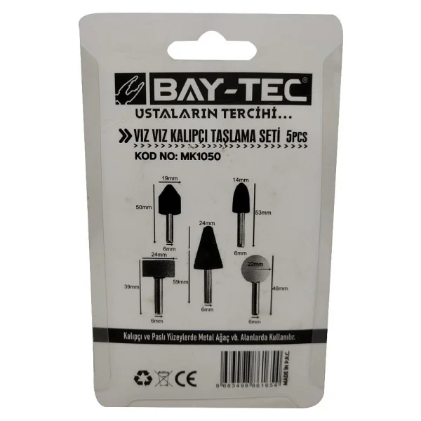 Bay-Tec Vız Vız Kalıpçı Taşlama Seti 5 Parça - Görsel 3