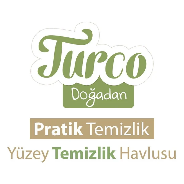 Turco Doğadan Yeşil Sabun Yüzey Temizlik Havlusu 100 Yaprak 4'lü - Görsel 5