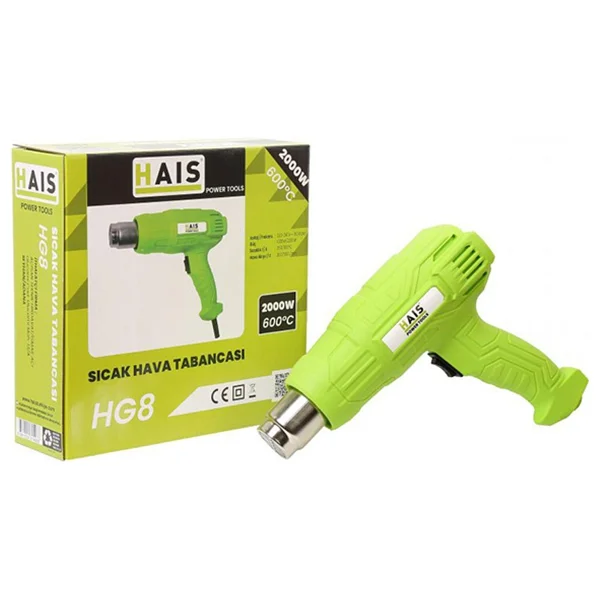 Hais Hg8 Sıcak Hava Tabancası - Görsel 5
