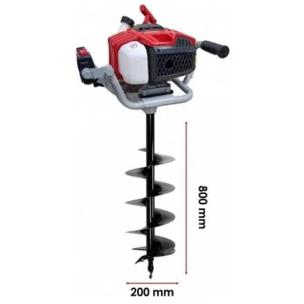 Tomking Ea52p 20 Cm 2.5 Hp Benzinli Toprak Burgu Makinesi - Görsel 2