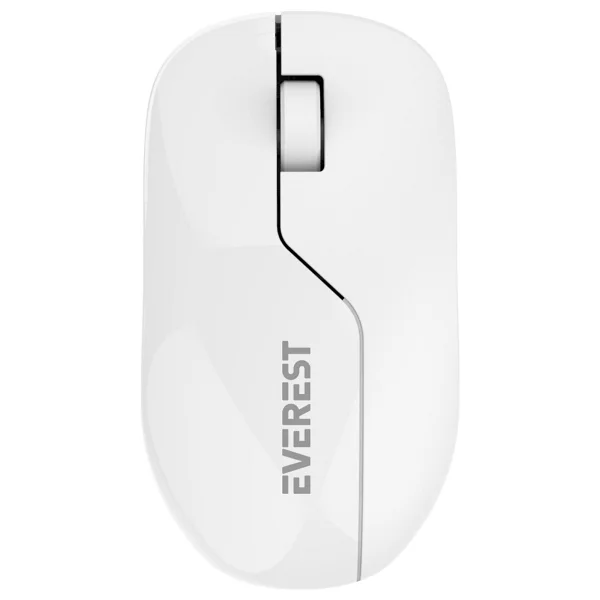 Everest Smw-973 Beyaz-Mavi Optik Kablosuz Mouse - Görsel 2