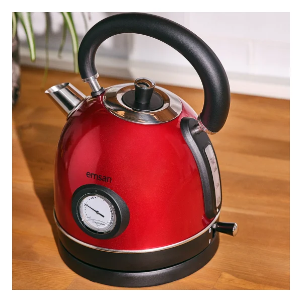 Emsan Turtle 2200 W 1.8 Lt Çelik Kettle - Görsel 2