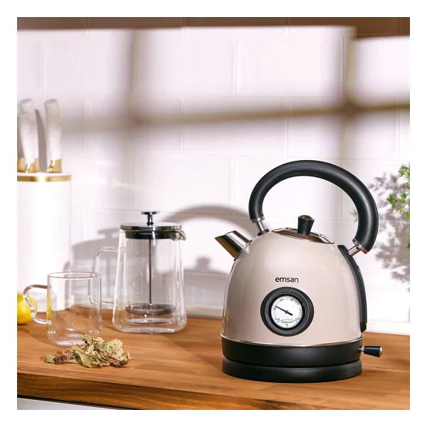 Emsan Turtle Kettle Beige - Bej - Görsel 9