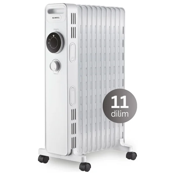 Kumtel Kum-1230s 11 Dilim 2300 W Beyaz Yağlı Radyatör - Görsel 10
