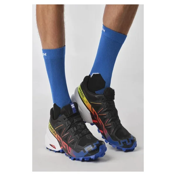 Salomon Speedcross 6 Gore-Tex L47202300 Siyah-Mavi Erkek Koşu Ayakkabısı - Görsel 4